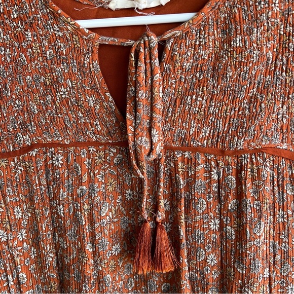 Promesa Boho Mini Dress - Size Small - Festival Peasant Floral - Picture 3 of 6